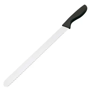 <span class=keywords><strong>Couteau</strong></span> <span class=keywords><strong>à</strong></span> pain et trancheur <span class=keywords><strong>à</strong></span> gâteau dentelé de 8'', 10'', 12'', 14'' avec manche en plastique, <span class=keywords><strong>couteau</strong></span> <span class=keywords><strong>à</strong></span> gâteau de mariage pour trancher les pains et les gâteaux - Product Image 1