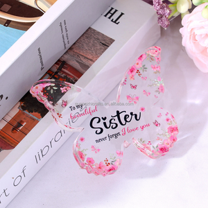 Blok kerajinan bingkai foto gambar blok tampilan akrilik cetak UV blok sublimasi cetak kupu-kupu - Product Image 5