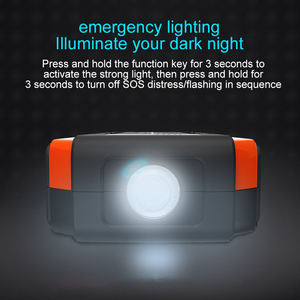 Büyük acil durum akü takviyesi ve kapasiteli mobil şarj entegre şişirme pompası makinesi ile 12V araba LED ışık düşük adedi - Product Image 2