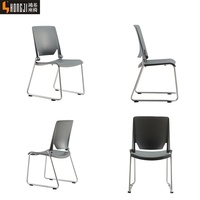 Chaise de formation contemporaine en plastique GW-C01 pour salle de classe, siège scolaire pour étudiants - Vente en gros