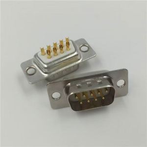 Conector Hembra D-SUB 2V2 de Alta Potencia, Ángulo Recto, Tipo DIP con 2 Pines para PCB - Product Image 1