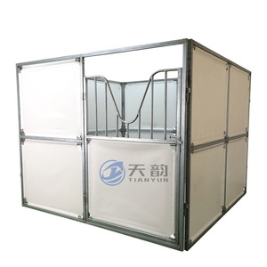 Hệ thống chuồng ngựa di động ngoài trời giá rẻ, lắp ghép sẵn, có mái che và khớp nối nhanh - Product Image 1