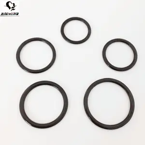 Underwear accessories Oeko quality 6mm to 25mm Various sizes nylon coated metal bra strap ring adjuster