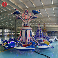 Offre Spéciale Manège d'Attraction de Fête Foraine pour Enfants, Jeu Mécanique de Carnaval, Manège Électrique Rotatif en Forme d'Avion