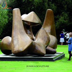 Fait à la main Célèbre Artiste Moderne Abstrait Bronze Figure Henry Moore Statue Sculpture - Product Image 6