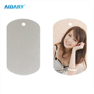 Pendentif pour <span class=keywords><strong>chien</strong></span> à sublimation personnalisée-Chaîne en acier inoxydable hypoallergénique, étiquette anti-perte légère et durable pour animaux de compagnie - Product Image 2