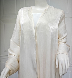 E-46 Meilleure Vente 2024 Eid Modeste Longue Robe Ramadan Scintillant Brillant Robe Femmes rose Vert Dubaï Islamique <span class=keywords><strong>Abaya</strong></span> - Product Image 6