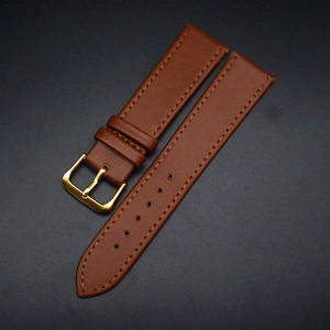 Bracelets de montre en cuir PU populaires en gros pour montre Boucle ardillon noire et marron Design de mode - Product Image 1