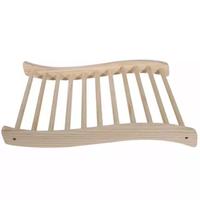 Oreiller de dossier de Sauna en forme de S expérience de Sauna appui-tête en bois ou accessoires de fournitures de chambre