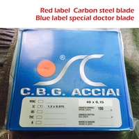 Lame de couteau en acier au carbone CBG adaptée à l'impression en héliogravure, à l'impression flexographique et aux machines de revêtement