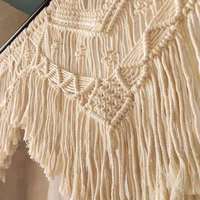 YH-109 Boho décor de mariage macramé suspendu bannière fête mariage toile de fond rideaux rideaux