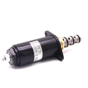 Suku Cadang <span class=keywords><strong>Excavator</strong></span> untuk Kobelco <span class=keywords><strong>SK200</strong></span>/210/230/260/350-6E-8 Super 8 Pompa Hidrolik Pengunci Keamanan Katup <span class=keywords><strong>Solenoid</strong></span> Proporsional Lengan Kecil - Product Image 6