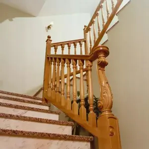Balaustre de madera de diseño contemporáneo de alta calidad, poste de escalera, pilares de escalera - Product Image 1