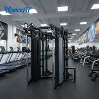 Máquina de Entrenamiento Multifuncional de Cable Cruzado de Acero Reforzado para Gimnasio Comercial