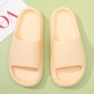 Women's EVA Slippers Thickened <b>Soft</b> Sole Non Slip Bathroom Sandals Home Outdoor Wear Unisex <b>Flip</b> <b>Flops</b> Solid Color Size 36-45 - Product Image 2