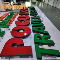 Affichage LED personnalisé en acrylique, panneau LED portable pour extérieur, enseigne LED en acier, enseignes LED pour magasins et entreprises