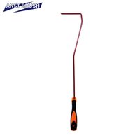 Rouleau de peinture miniature industriel et domestique pour décoration DIY, 4 pouces, OEM, à dégagement rapide, en plastique et métal, avec recharges de revêtement de rouleau de peinture