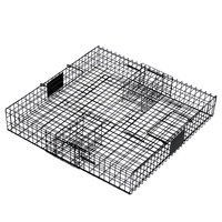 Trampa viva de jaula de ardilla de captura múltiple de acero galvanizado reutilizable ecológica Control de roedores de animales