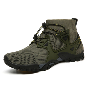 Chaussures <span class=keywords><strong>de</strong></span> sport montantes pour hommes et femmes, en tissu extensible, pour la course, l'alpinisme, la randonnée et le trekking en extérieur, été - Product Image 4