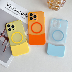 Matte nối điện thoại di động Trường hợp với Magnetic cho iPhone 16 15 14 13 12 11 Pro 2 trong 1 thiết kế PC trường hợp điện thoại cho iPhone 16 Series - Product Image 5