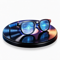Lunettes Intelligentes à Chargement Magnétique avec Microphone, Réduction du Bruit, Traduction IA, Assistant Vocal IA, Lecture Musicale, Bluetooth 5.3, 180 mAh