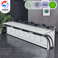 Bureau d'ordinateur en métal extensible de qualité supérieure avec un design moderne pour usage commercial
