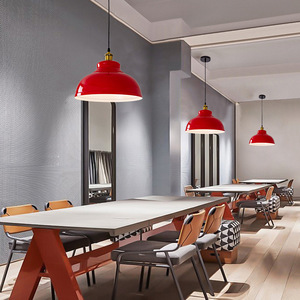 Konter Bar Restoran Bergaya Industrial Retro dengan Kerajinan Besi, Lampu Gantung Tutup Panci, Kedai Teh Susu Personalisasi Bergaya Amerika, Hot R - Product Image 4