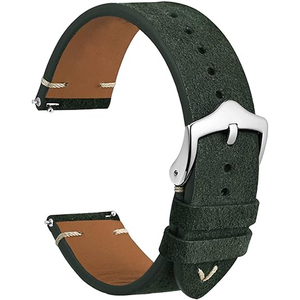 Vente flash - Bracelet de montre en cuir suédé 18 19 20 21 22 mm pour montre intelligente Samsung Huawei Xiaomi Garmin - Product Image 2
