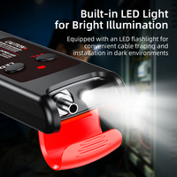 Localizador Visual de Fallas de Fibra Óptica Recargable Tipo-C VFL 5G FTTH, Lápiz de Luz Roja y Verde, Interfaz Universal de 2.5mm, Linterna LED