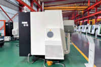 Machine de tournage et de fraisage CNC à lit incliné horizontal GUOSHENG IHT1031M avec système de commande Fanuc pour le traitement des métaux