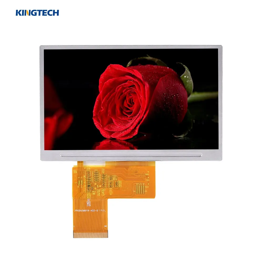 4.3 Inch Kleine 480*272 Rgb Interface Tft Ips Lcd Liquid Crystal Display Module Met Resistief Ctp Touchscreen Panel