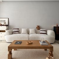 Canapé d'angle minimaliste italien en chenille courbé à trois places avec pieds en métal, design de luxe pour appartement