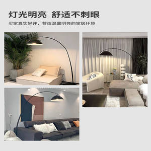 Lampe d'ambiance d'art de luxe nordique, design minimaliste de lampe de pêche, pour salon, canapé et table, lampes sur pied - Product Image 3