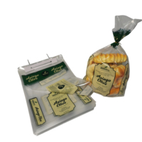 Bolsas de Alambre con Fuelle Inferior de LDPE de Grado Alimenticio para Empacar Pan, Almacenamiento y Exhibición de Panes de Panadería