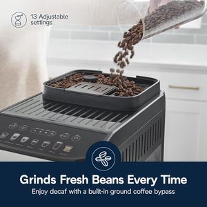 Cafetera Espresso Automática De'Longhi Magnifica Evo con Espumador de Leche Automático, Molinillo Integrado, Programable y Autolimpiante para Cappuccino - Product Image 6