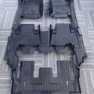 Factory Wholesale Custom Anti-Skid Injection Car Floor Liner for 4Runner 2016-2024 <b>Black</b> 3.5mm Thick 4-Piece Set - Product Image 2