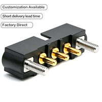 Conector de Alimentación M80 para Equipos de Automatización Industrial, Contacto Chapado en Oro de 5A, Montaje en PCB, Conector Rectangular