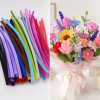 Tiges de chenille torsadées à paillettes, matériaux DIY faits main, fil de fer moelleux, haute qualité, polyvalentes, pour le Nouvel An