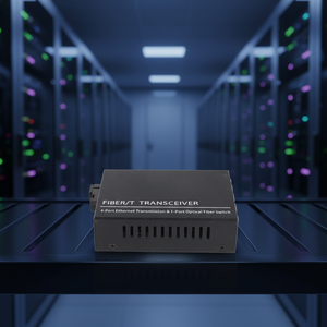 Ricetrasmettitore in Fibra di Grado Commerciale, Switch Gigabit 1 Ottico 4 Elettrico, Convertitore Fotoelettrico a Fibra Singola Modalità - Product Image 3