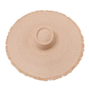 <span class=keywords><strong>Sombrero</strong></span> Panamá de Rafia con Borde Ancho y Bajo sin Rematar, para Vacaciones en la Playa, Sesiones de Fotos, Verano y Protección Solar al Aire Libre - Product Image 5