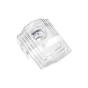 Clip de fixation miroir JiuFa en plastique avec boucle en verre CS-4242 pour portes d'armoires, design moderne et simple - Product Image 4