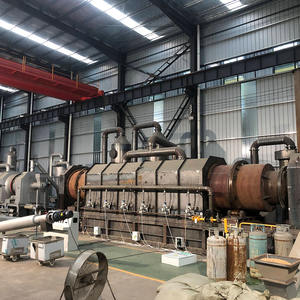 Grand four de carbonisation efficace Machine de fabrication de fumier de poulet et de charbon de bois usé d'os de vache avec composant moteur - Product Image 6