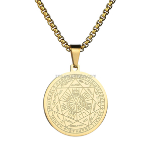 Nhà Máy Tùy Chỉnh Hồi Giáo Dây Chuyền Thép Không Gỉ Đa Màu Sắc Và Hình Dạng - Product Image 2