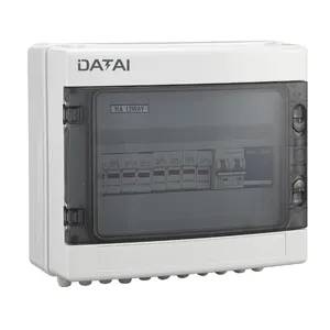 Datai caixa de proteção contra relâmpago, proteção solar de tensão dc 3 entradas 1 saída 600v 1000v ip65 com junção à prova d'água