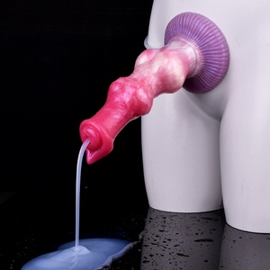 Dildos de animales realistas con eyaculación y ventosa, dildo de silicona con forma de perro, tapón anal impermeable, juguetes sexuales para adultos para mujeres - Product Image 6