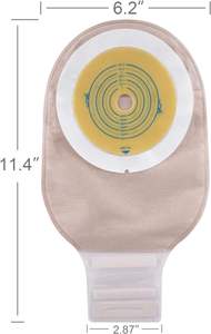 Tas Ostomy satu potong, kantung urostomi dua potong - Product Image 3