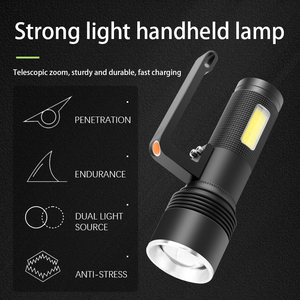 Dài phạm vi USB sạc xử lý COB ánh sáng Hàn ngọn đuốc xách tay đêm tìm kiếm ánh sáng đèn pin cắm trại - Product Image 4