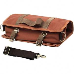 Échantillon gratuit, vente en gros, logo personnalisé, kit de barman professionnel portable, sac de voyage, sac à outils en toile pliable, sac à roulettes - Product Image 1