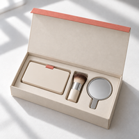 Boîtes cadeaux magnétiques en carton rigide pour fards à paupières avec logo personnalisé, emballages recyclables pour outils de maquillage