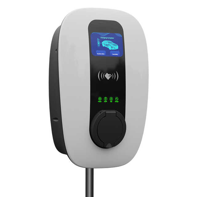 22kW Commercial EV Charging Station with Credit Card Payment and Advertising Display Screen